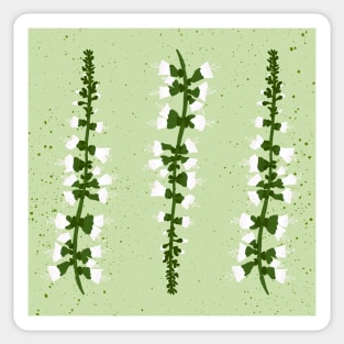 Basil Blossom Green Sticker